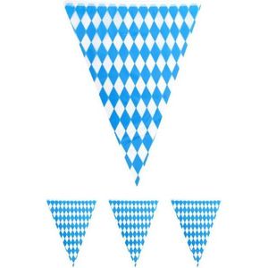 Vlaggelijn Oktoberfest blauw/wit