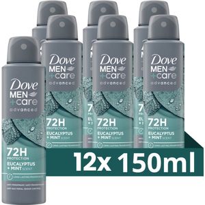 Dove M+C Eucalyptus + Mint deo 150ml - 12 Stuks - Voordeelverpakking