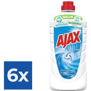 Ajax Fris Allesreiniger - Voordeelverpakking 6 stuks