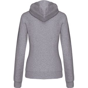 Sweatshirt Dames XS Kariban Lange mouw Oxford Grey / Navy 76% Katoen, 21% Polyester, 3% Viscose