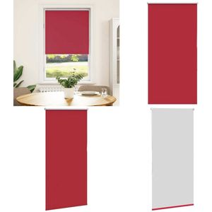vidaXL Rolgordijn verduisterend 75x130 cm stofbreedte 70,7cm polyester - Rolgordijn - Rolgordijnen - Dag- En Nachtgordijn - Verduisterend Rolgordijn