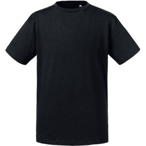 Russell Kinderen/Kinderen Biologisch T-shirt met korte mouwen (Zwart)