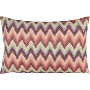 Woonexpress Sierkussen Waves - Polyester - Roze - 40 x 60 cm (BxH)
