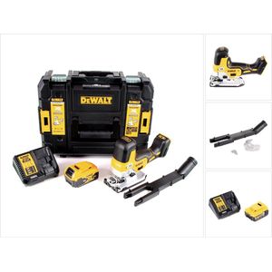 DeWalt DCS 335 P1 accudecoupeerzaag 18V + 1x accu 5.0 Ah + 1x snellader in TSTAK