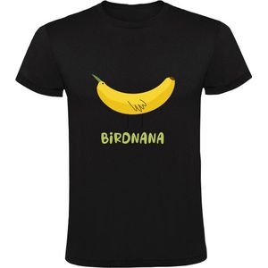 Birdnana Heren T-shirt - vogel - banaan - grappig