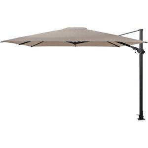 4 seasons Zweefparasol siesta premium 300 x 300 cm - taupe