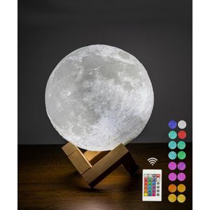 Nachtlampje  - Tafellamp - Met Afstandsbediening Inclusief Batterij - Nachtlampje Kinderen - Nachtlampje Volwassenen