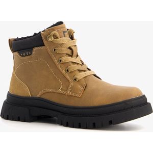 Blue Box hoge jongens gevoerde veterboots - Bruin - Maat 34