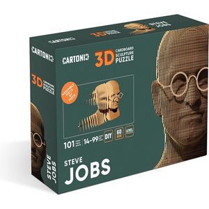 CARTONIC- Steve Jobs- 3D- 3D puzzel- kinderen en volwassenen- DIY- decoratie- karton- speelgoed