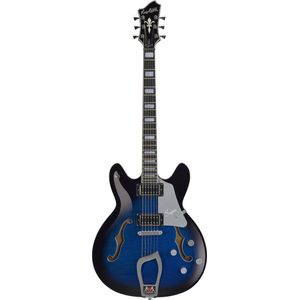 Elektrische gitaar Hagstrom Super Viking Dark Baltic Sea Flame