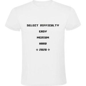 Select Difficulty Heren t-shirt | gamer | games | virus | 2020 | Wit