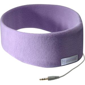SleepPhones® Classic Fleece Lavendel - Large/Extra Large