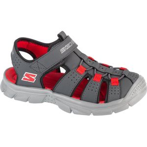 Skechers Relix Sandal 406521L-CCRD, voor een jongen, Grijs, Sandalen, maat: 35