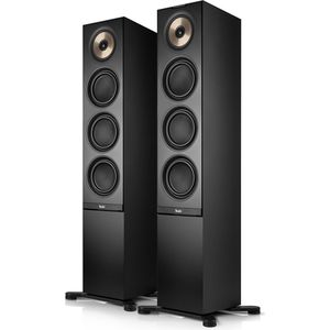 Teufel STEREO L 2 - Vloerstaande streaming speakers - Wifi, bluetooth - Coaxiaal chassis - Airplay 2, Google Cast, Tidal, Spotify Connect - Set van 2 - zwart
