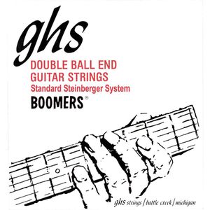 GHS E-Git.snaren,10-46,Double Ball Steenberger standaard systeem - Elektrische gitaarsnaren