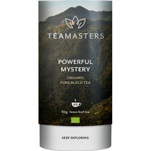 Teamasters Powerful Mystery 60g - Biologische Losse Thee - Zwarte Thee - Puur - IJsthee - Zomer