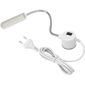 Naaimachinelamp 6W Zwanenhals Tafellamp voor Naaien Werkbank - Magnetische Led-werklamp - Draaibank Kolomboormachine .