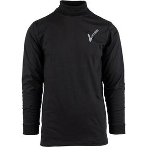 Fostex T-shirt lange mouw+kol beveiliging V-logo zwart