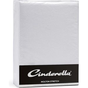 Cinderella Hoeslaken - 2 Persoons - Polyester - Matrasbeschermer - 140x200 cm - Tot 25 cm hoog - Wit