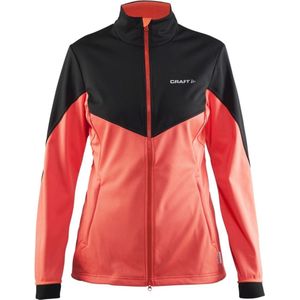 Craft - Voyage Jacket - Multi sport jas - Dames - Zwart met rose - Maat XL