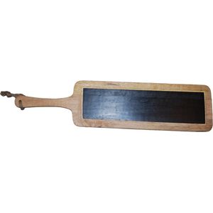 Borrel/ Brood/ krijtplank hout mango lang 83x20x2cm