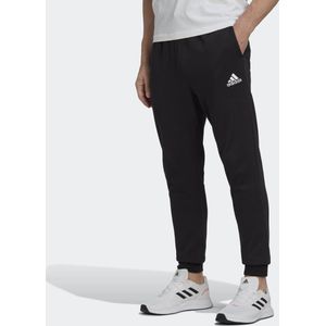 adidas Sportswear Essentials Fleece Regular Tapered Broek - Heren - Zwart- S