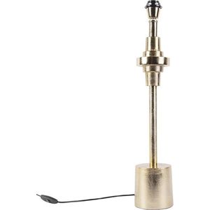 QAZQA diverso - Art Deco Tafellamp - 1 lichts - H 660 mm - Goud/messing - Woonkamer | Slaapkamer