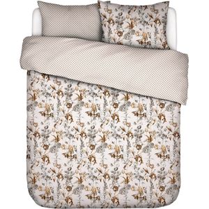 ESSENZA Jackie Dekbedovertrek Vanilla - Tweepersoons – 200x220 cm + 2 kussenslopen 60x70 cm