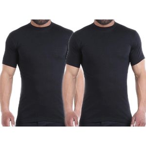 Embrator 2-stuks mannen T-shirt zwart maat 3XL