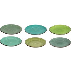 Studio Tavola Ontbijtborden Summer Green 19 cm - 6 Stuks