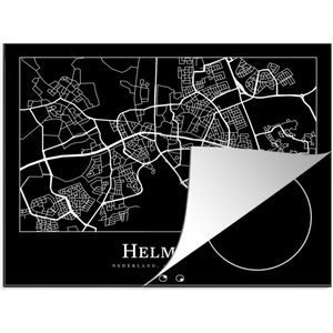 Inductie beschermer - Inductie Mat - Kookplaat beschermer - Helmond - Plattegrond - Kaart - Stadskaart - Inductie beschermer - Inductie Mat - Kookplaat Beschermer - 60x52 cm - Afdekplaat inductie - Inductiebeschermer