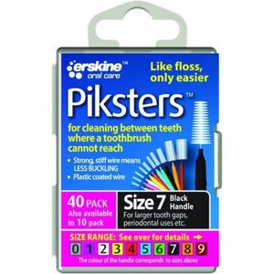 Piksters 7 Zwart 1.1mm - 40 stuks - Rager