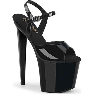 Pleaser - RAZZLE-809 Sandaal met enkelband, Paaldans schoenen - US 6 - 36 Shoes - Zwart