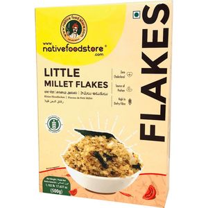 Native Food - Kleine Gierst Ontbijtvlokken - Little Millet Flakes - Ontbijtgranen - 3x 500 g