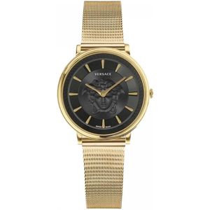Versace VE8102119 horloge vrouw - Roestvrij Staal - goud