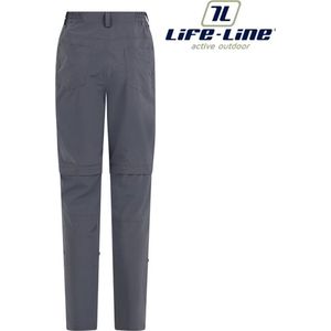 Life Line Elina 2 Zip-Off Antraciet Afritsbroek Dames