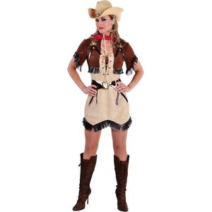 Cowboy & Cowgirl Kostuum | Texas Cowgirl Rodeo Kampioen | Vrouw | XXL | Carnaval kostuum | Verkleedkleding