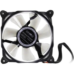 NoiseBlocker Multiframe M8-S2 PC-ventilator Zwart, Grijs (transparant) (b x h x d) 80 x 80 x 25 mm