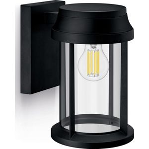 Philips Bellini wandlamp rond - zwart - E27