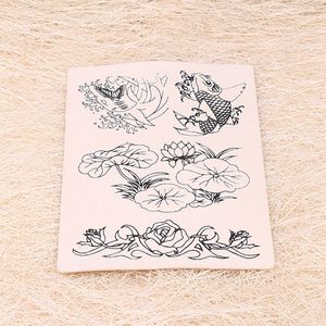 Siliconen Oefenhuid Bedrukt - Bloemen 1 | Tattoo, PMU, Microblading, Browmapping Kunsthuid | Nephuid | Permanente Make-Up Oefenen | Tatoeage Oefenset | Oefen Huid | Beginners & Gevorderd | Set | Kit | Practice Skin Tattoo