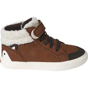 Vertbaudet Hoge sneakers van leer, kleutercollectie