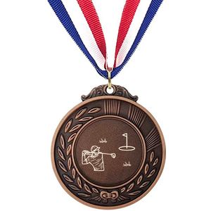 Akyol - golfclub medaille bronskleuring - Golf - de echt golf liefhebber - sport - golfclub - hobby - leuk cadeau voor een echte golfer