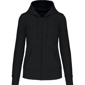 Kariban Ecologische damessweater met capuchon en ritssluiting K4031 - Black - XL