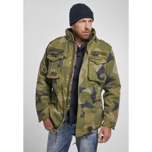 Brandit Heren - Mannen - Outdoor - Stevige Kwaliteit - Zware materialen - Outdoor - Urban - Streetwear - Tactical - Jas - Jacket M-65 Giant Jacket - Swedish Camo - 6XL