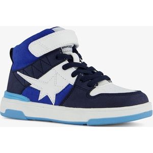 Blue Box hoge jongens sneakers blauw met ster - Maat 24 - Uitneembare zool