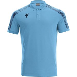 Macron Excellence Rock Polo Kinderen - Hemelsblauw | Maat: 11-12 Y