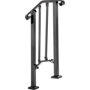 Balustrade trap - 1-2 treden - Leuning - Smeedijzer