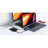 HyperDrive DUO 7-in-2 USB-C Hub (Zilver)