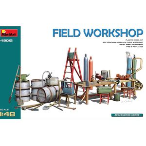 1:48 MiniArt 49012 Diorama Field Workshop Plastic Modelbouwpakket