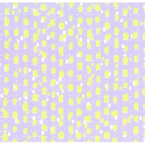 Inpakpapier Lila Groen Spots- Breedte 50 cm - 200m lang